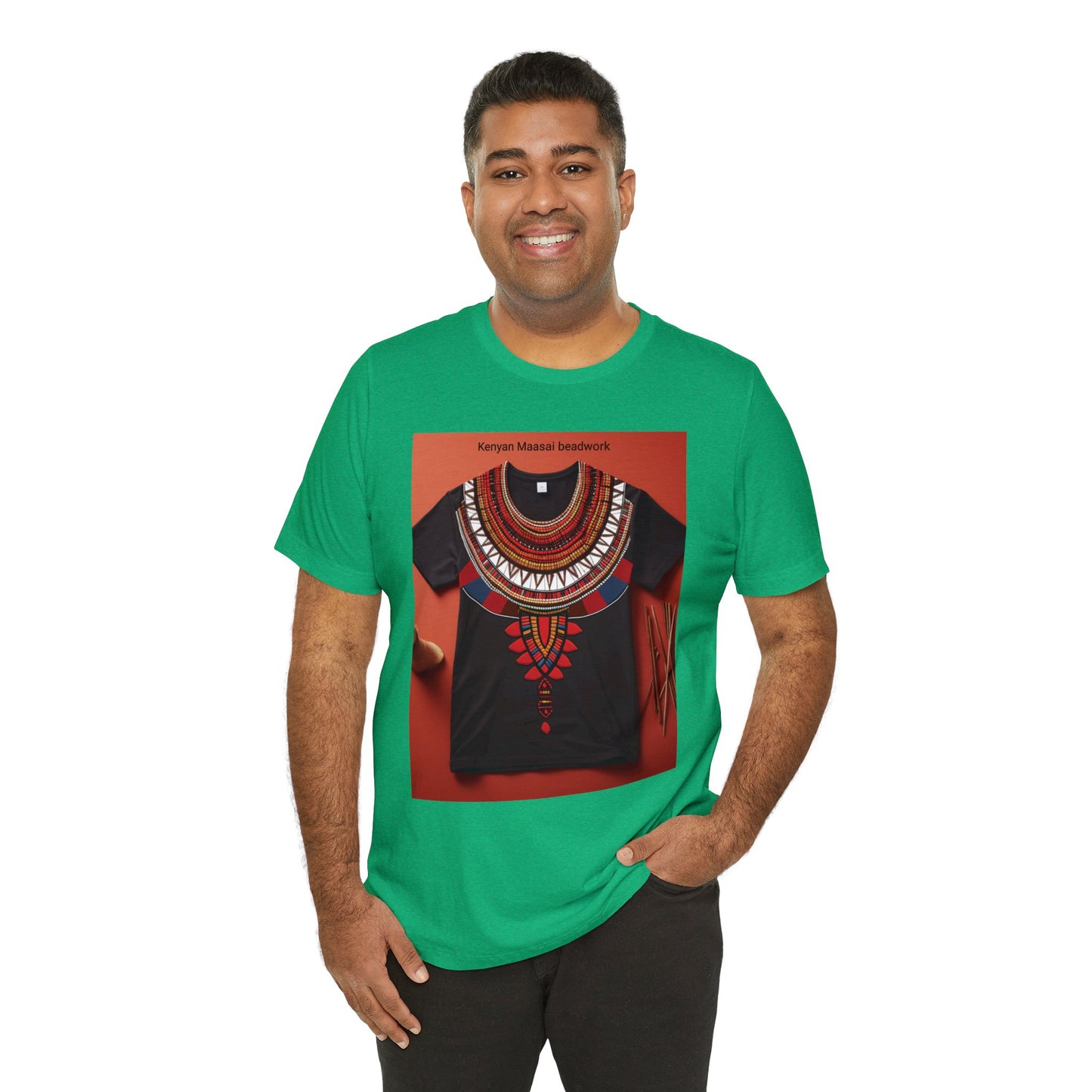 Kenyan Maasai beadwork T-Shirt