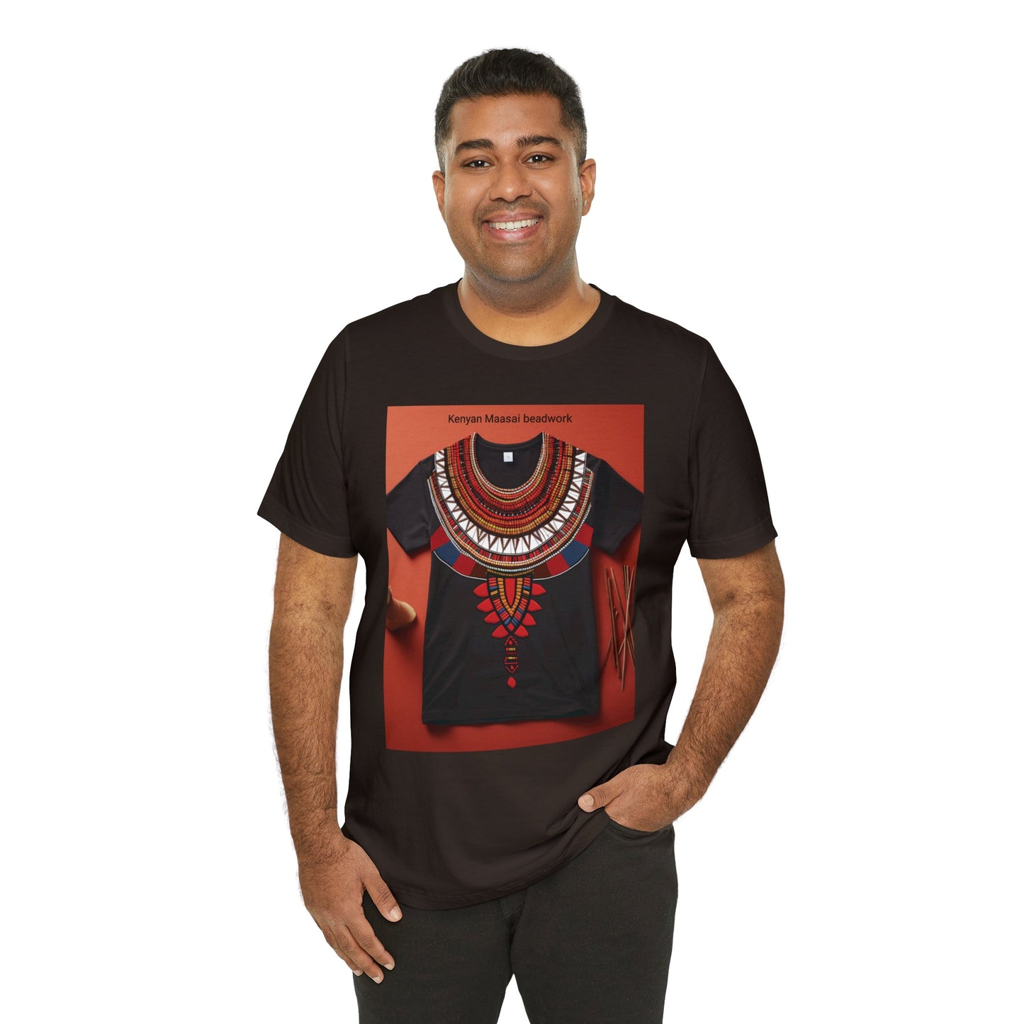 Kenyan Maasai beadwork T-Shirt