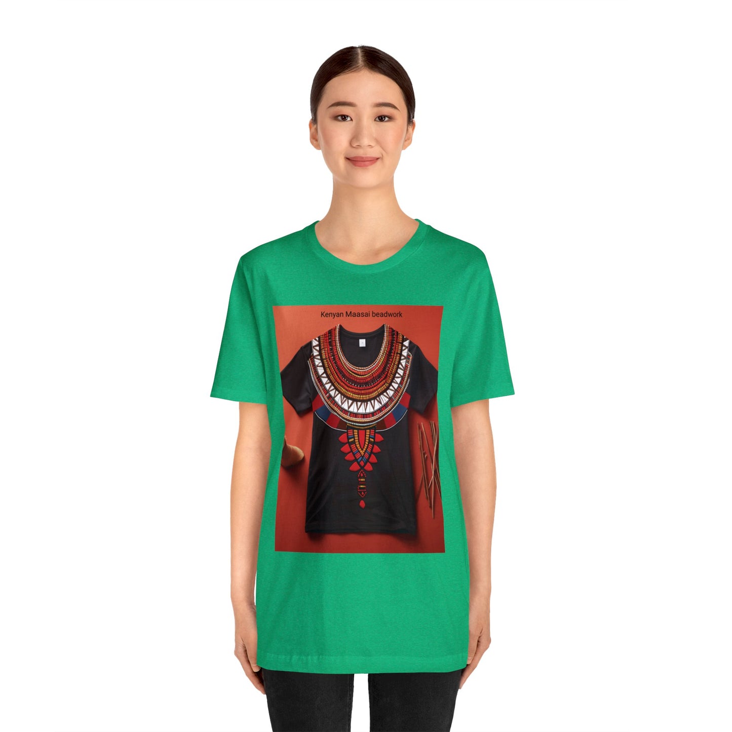 Kenyan Maasai beadwork T-Shirt