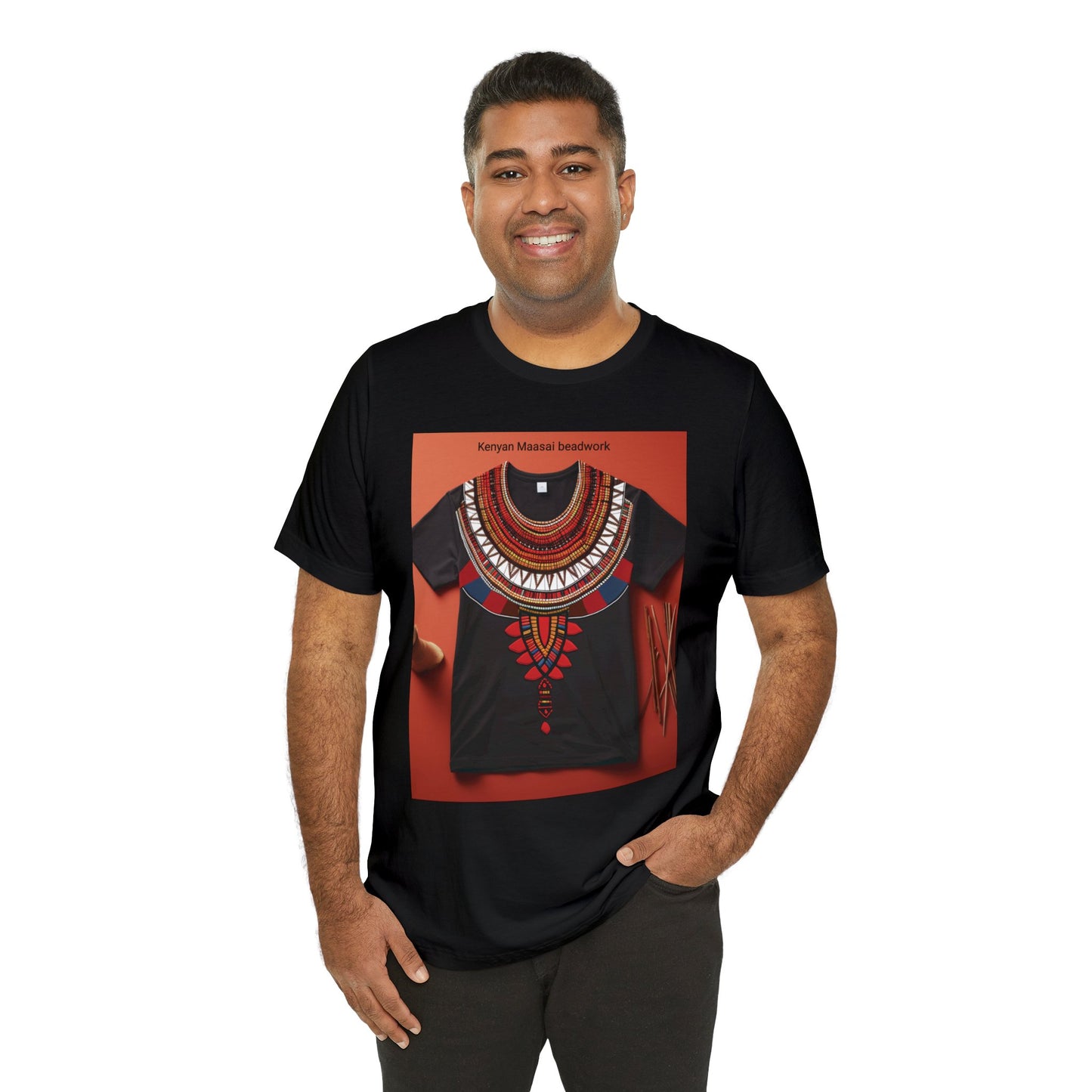 Kenyan Maasai beadwork T-Shirt