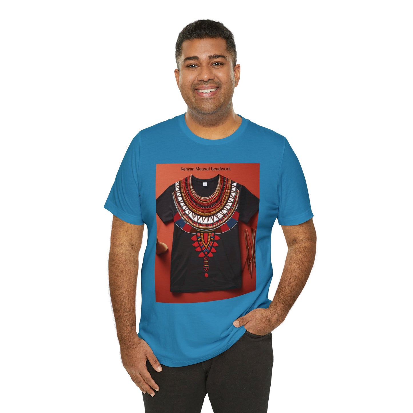 Kenyan Maasai beadwork T-Shirt