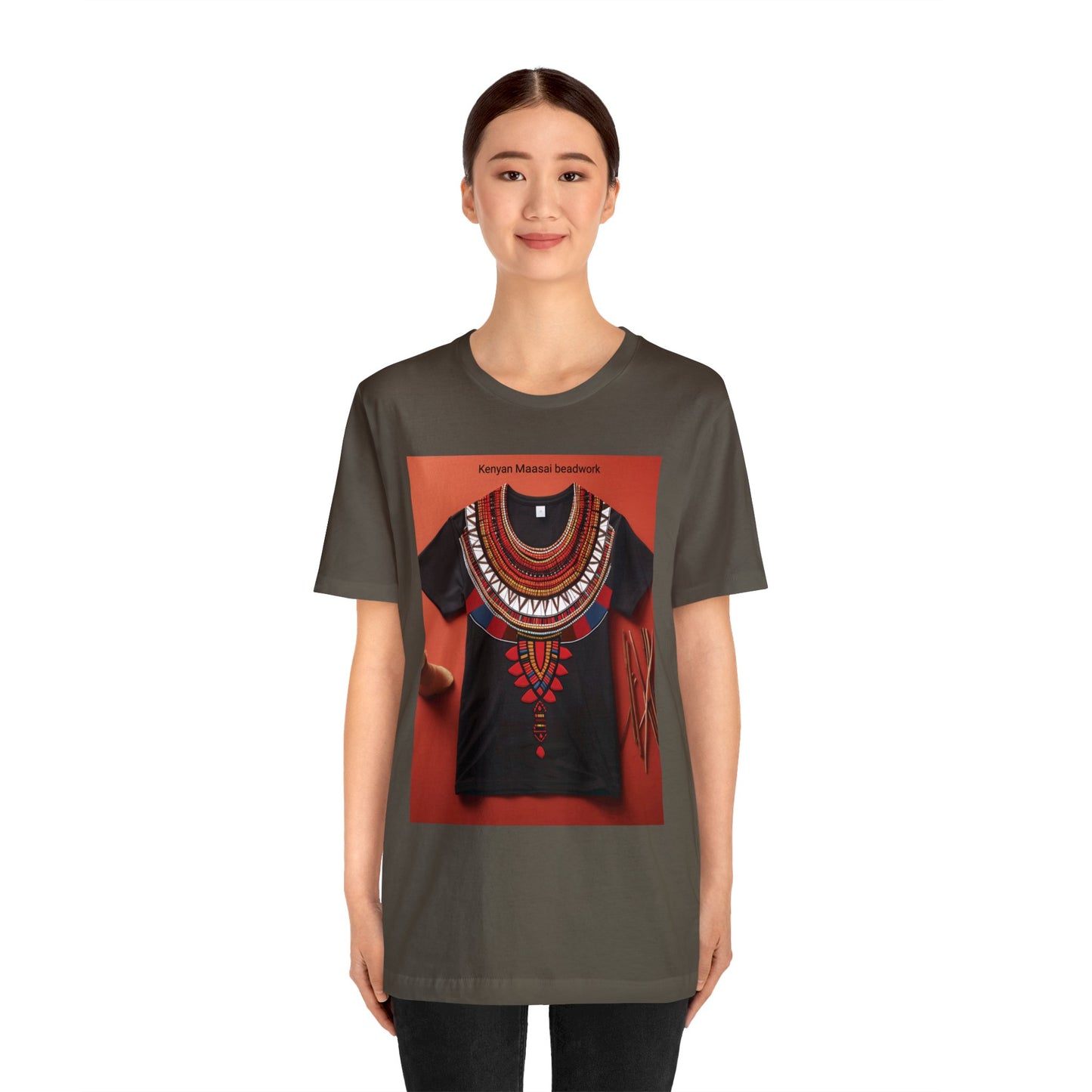 Kenyan Maasai beadwork T-Shirt