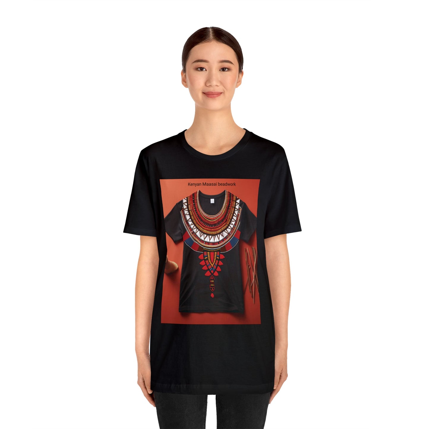 Kenyan Maasai beadwork T-Shirt