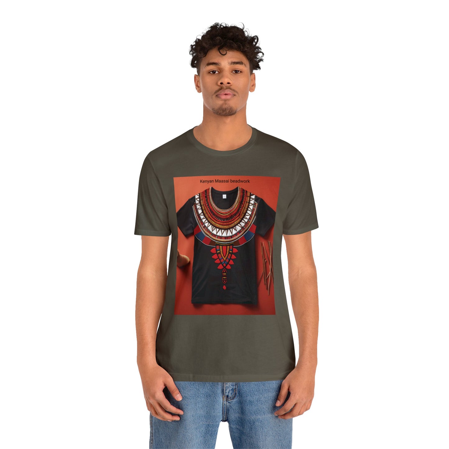 Kenyan Maasai beadwork T-Shirt