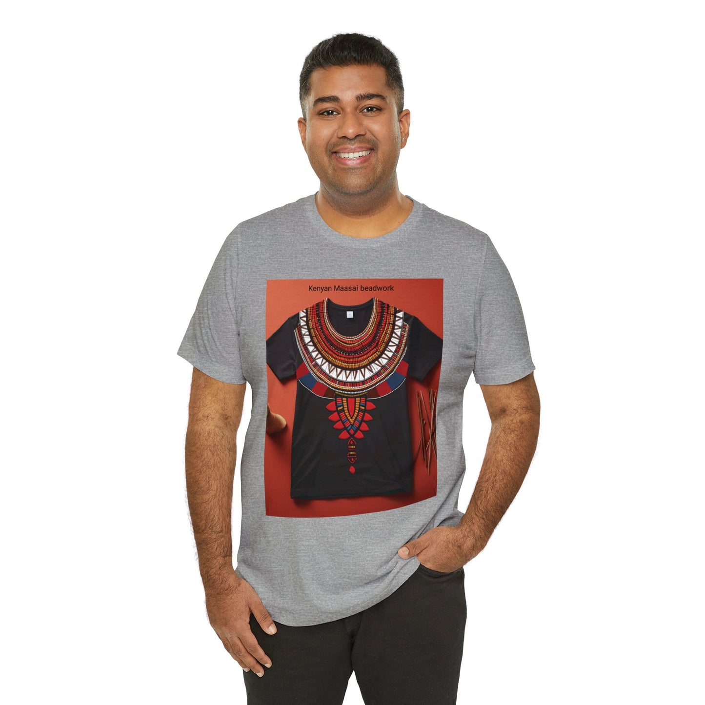 Kenyan Maasai beadwork T-Shirt